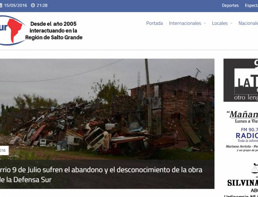 Renovación sitio web: Diario del Sur Digital